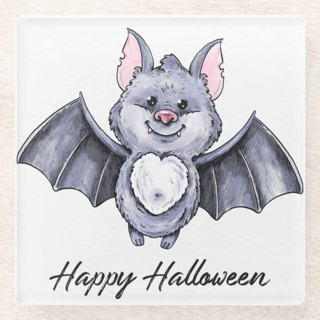 Halloween Glass Coaster (Front)