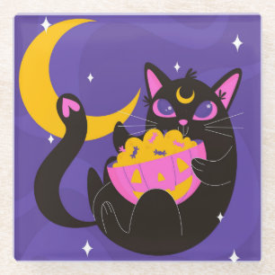 Halloween Glass Coaster