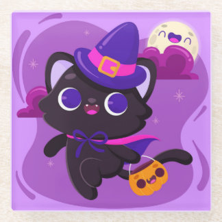 Halloween Glass Coaster