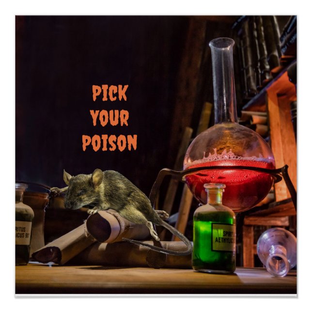 Halloween Glossy Poster, Pick Your Poison Poster (Front)