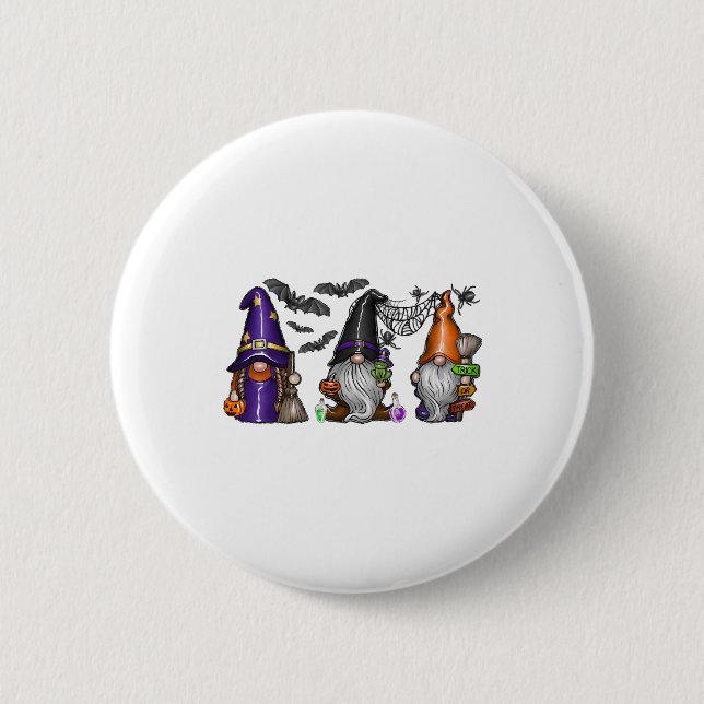 Halloween Gnome   Button (Front)