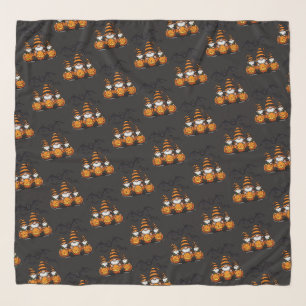 Halloween Gnome Chiffon Scarf