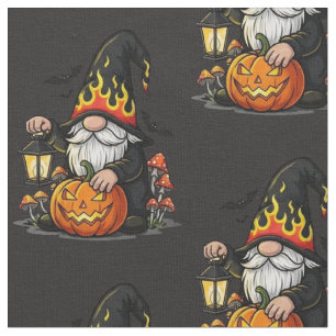 Halloween Gnome Fabric