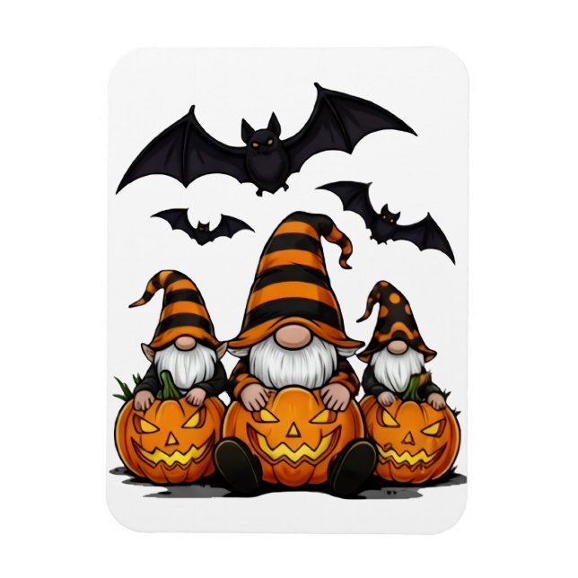 Halloween Gnome Magnet (Vertical)