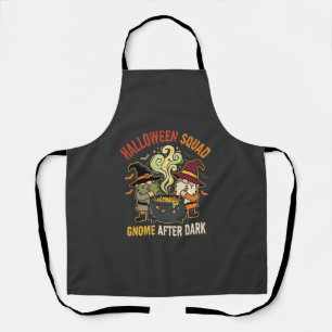 Halloween Gnome Midnight Mischief Apron