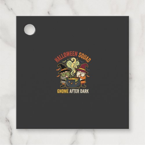 Halloween Gnome Midnight Mischief Favor Tags