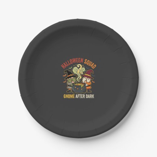 Halloween Gnome Midnight Mischief Paper Plates