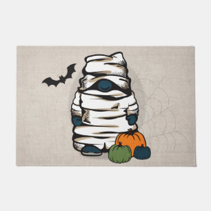 Halloween Gnome Mummy Doormat