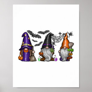 Halloween Gnome Poster