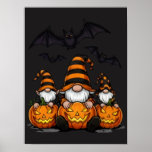 Halloween Gnome Poster