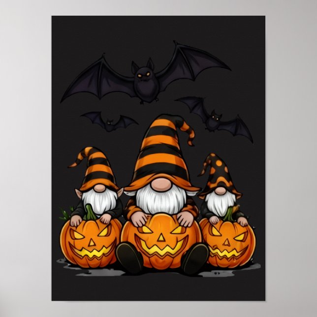 Halloween Gnome Poster (Front)