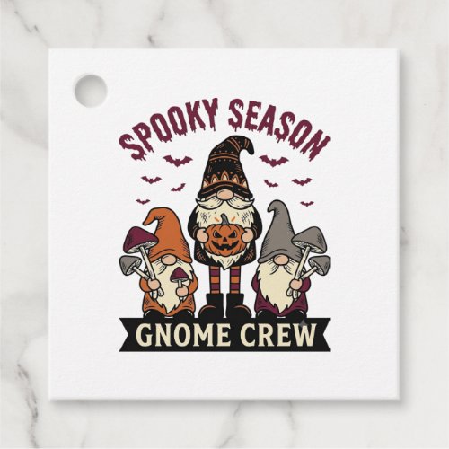 Halloween Gnome Shirt Spooky Gnome Crew Vintage De Favor Tags