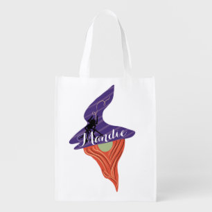 Halloween Gnome Spider Trick or Treat Grocery Bag