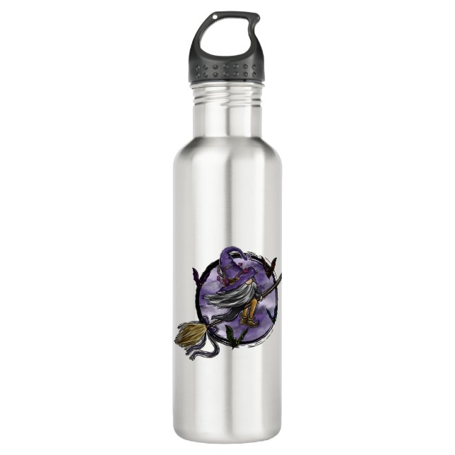Halloween Gnome    Stainless Steel Water Bottle (Front)
