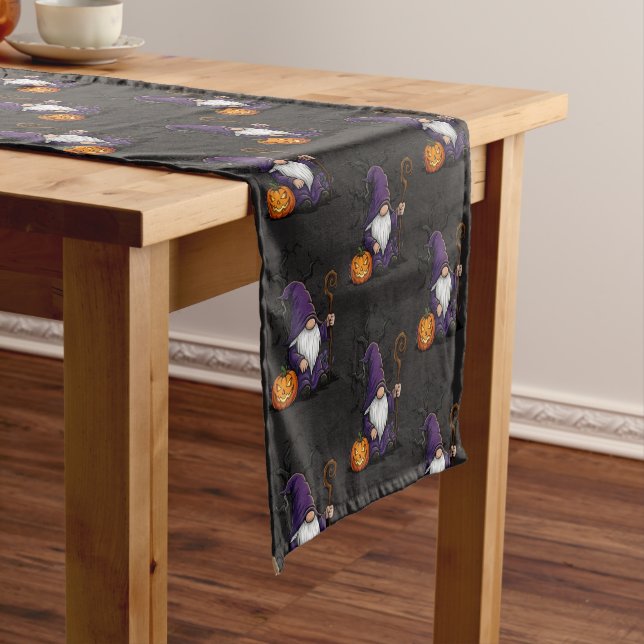 Halloween Gnome Table Runner (In Situ)