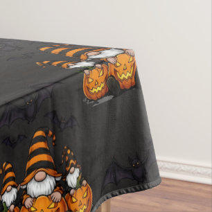 Halloween Gnome Tablecloth