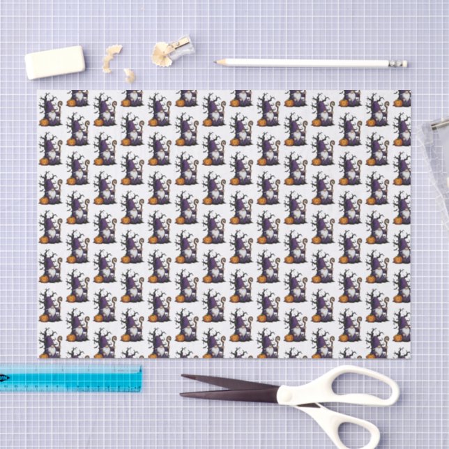 Halloween Gnome Tissue Paper (Craft)