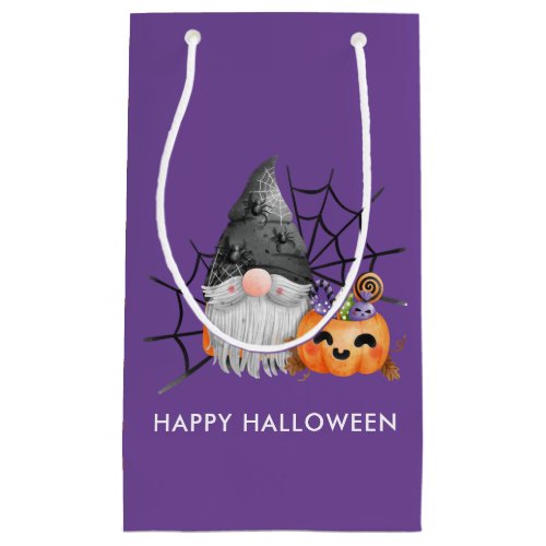 Halloween Gnome Trick or Treat Small Gift Bag
