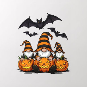 Halloween Gnome Wall Decal