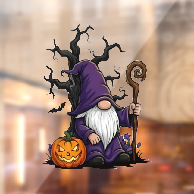 Halloween Gnome Window Cling (Sheet 2)