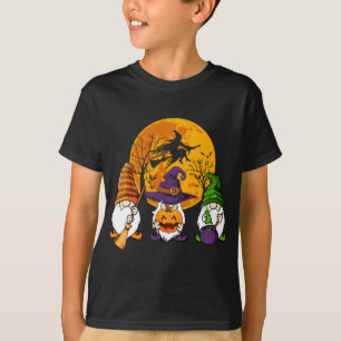 Halloween Gnomes Cute Autumn Pumpkin Fall Knomes T-Shirt