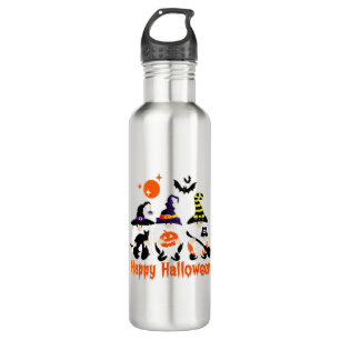Halloween Gnomes Cute Autumn Pumpkin Fall Stainless Steel Water Bottle