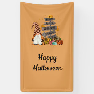 Halloween Gnomes, Fall, Pumpkins, Halloween Party  Banner