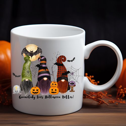 Halloween Gnomes  Funny Gnome T_Shirt Mug