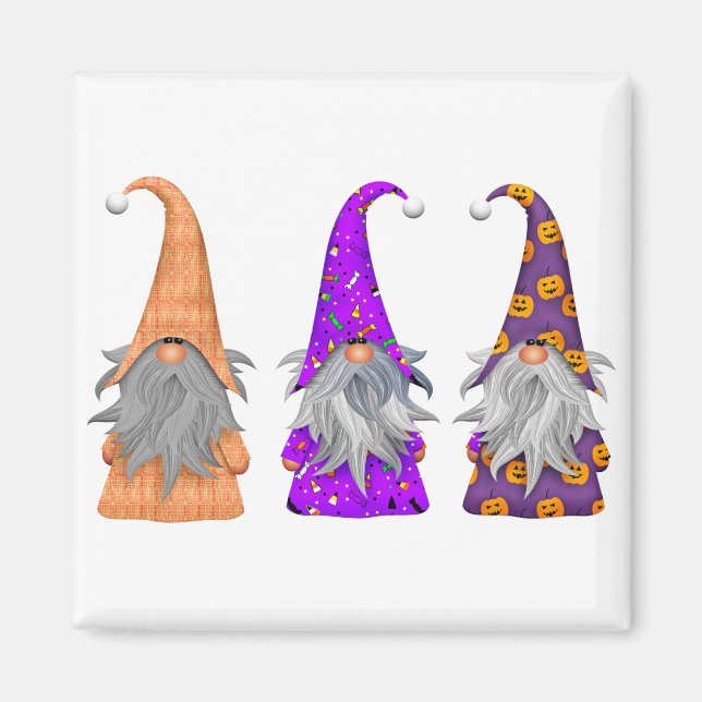 Halloween Gnomes Magnet (Front)