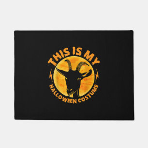 Halloween Goat Costumes Funny Goat Farming Farmer Doormat