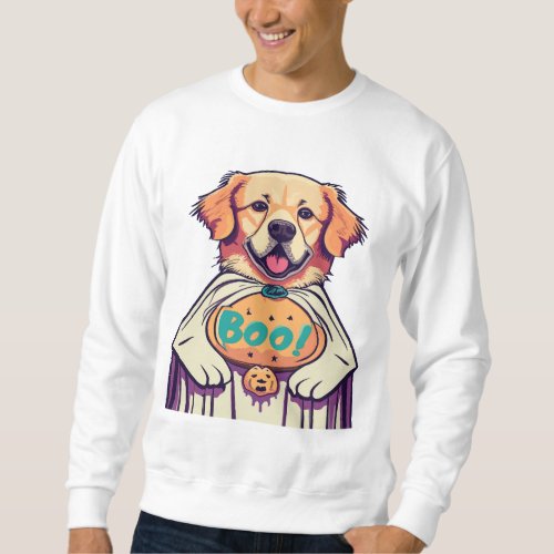 Halloween Golden Retriever Sweatshirt