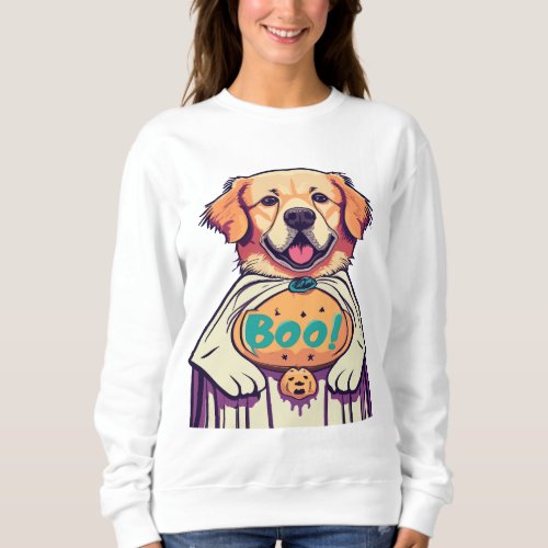 Halloween Golden Retriever Sweatshirt