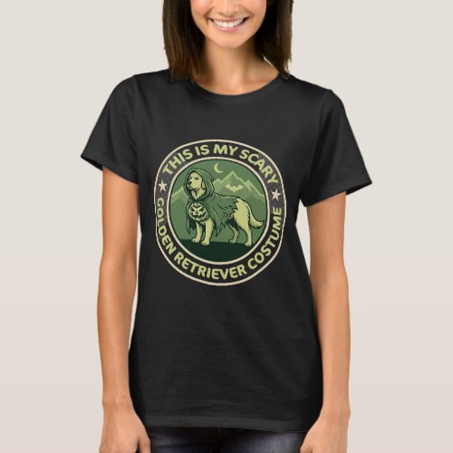 Halloween Golden Retriever This is my Scary_1 T-Shirt