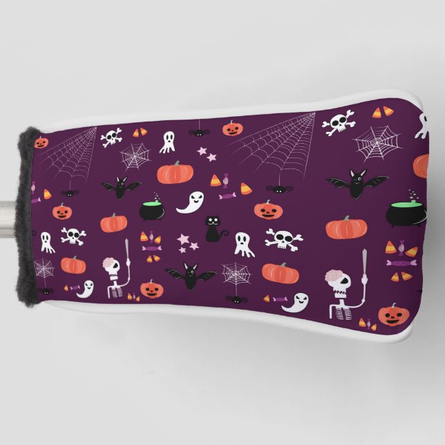 Halloween Golf Head Cover (Front)