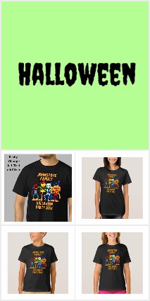 Halloween Goodies - T-Shirts & Party Settings     
