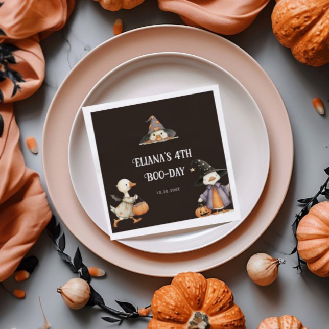 Halloween Goose Kids Birthday Costume Party  Napkins (Creator Uploaded)
