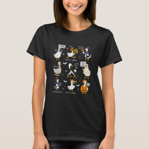 Halloween Goose Subtle Resist Trump Liberal Femini T-Shirt