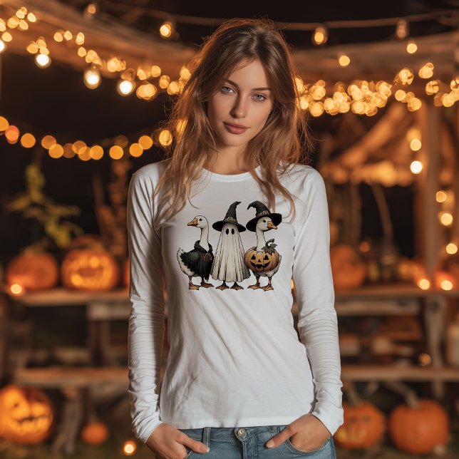 Halloween Goosey Trio Tri-Blend Shirt (Creator Uploaded)
