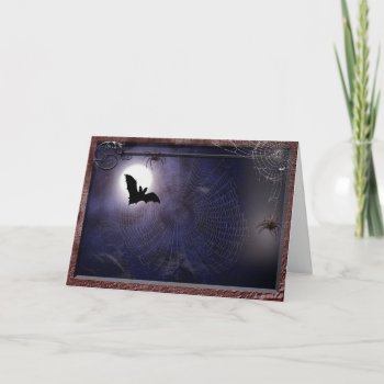 Halloween / Gothic Full Moon Bat Template by perfectwedding at Zazzle