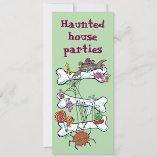Halloween Gothic Horror Art Invitation