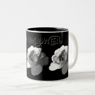 Halloween Gothic Rose Two-Tone Coffee Mug