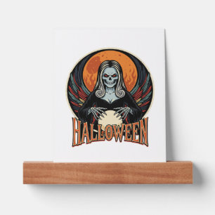 Halloween Gothic Skeleton Fortune Teller Vector Ar Picture Ledge