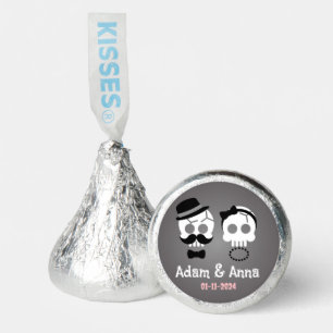 Halloween Gothic Skull Custom Bridal Shower Hershey®'s Kisses®