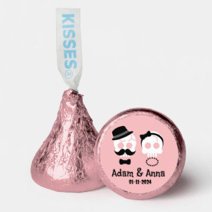 Halloween Gothic Skull Custom Bridal Shower Hershey®'s Kisses®
