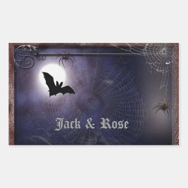 Halloween / Gothic Small Sticker Template (Front)