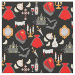 halloween gothic vampire garlic holy water fangs fabric