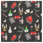 halloween gothic vampire hunter garlic dagger fang fabric