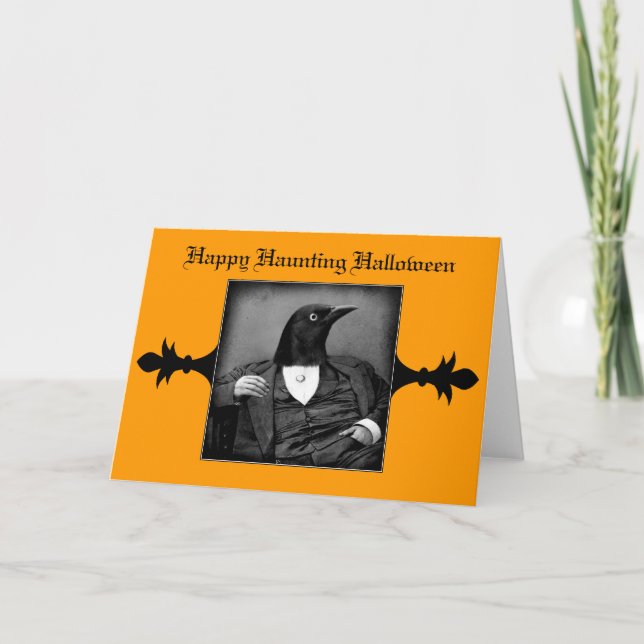 Halloween Gothic Victorian card or invitation (Front)