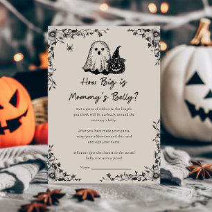 Halloween Gothic Vintage How Big Is Mommy's Belly