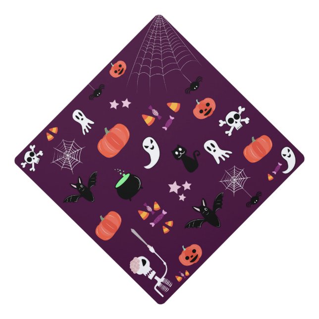 Halloween Graduation Cap Topper (Front)